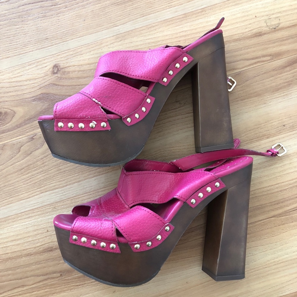 BCBG Platform Wedge Heels